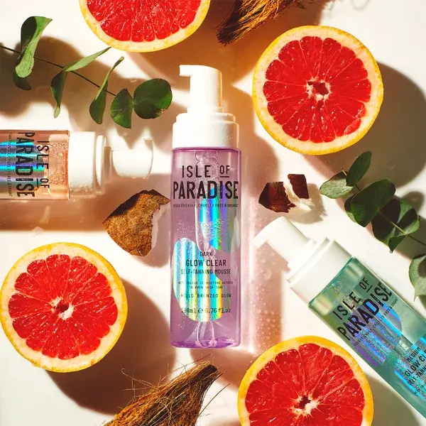 Isle Of Paradise Glow Clear Self-Tanning Mousse - Dark 200ml