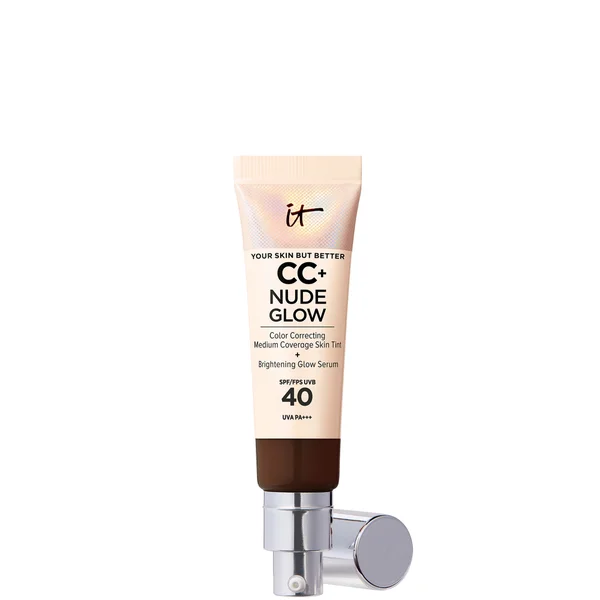 IT Cosmetics CC+ and Nude Glow Lightweight Foundation and Glow Serum with SPF40 32ml (Various Shades)