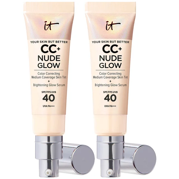 IT Cosmetics Nude Glow CC Cream 32ml Duo (Various Shades)