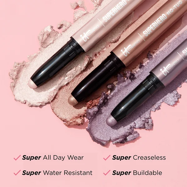 IT Cosmetics Superhero No-Tug Waterproof Eyeshadow Stick 20g (Various Shades)