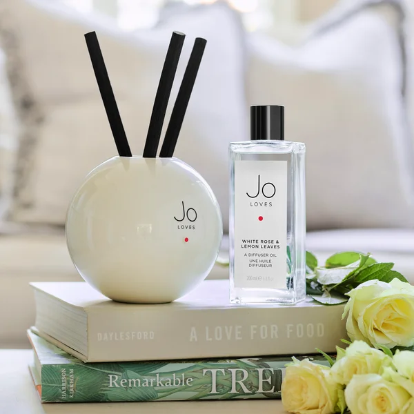 Jo Loves A Fragrance Diffuser – White Rose & Lemon Leaves 200ml