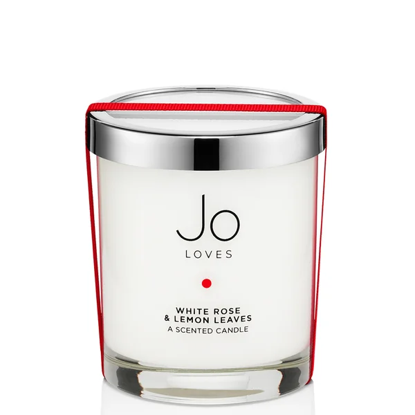 Jo Loves A Home Candle – White Rose & Lemon Leaves