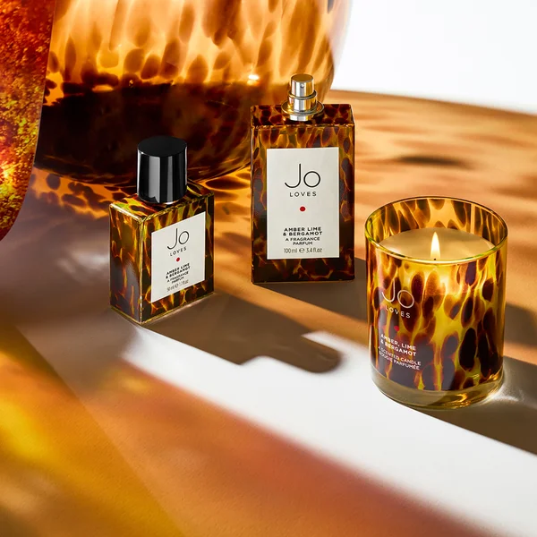 Jo Loves Amber Lime & Bergamot A Home Candle 185g