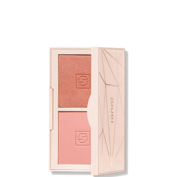Jouer Cosmetics Blush Bouquet Rose Gold Dual Blush Palette Mini
