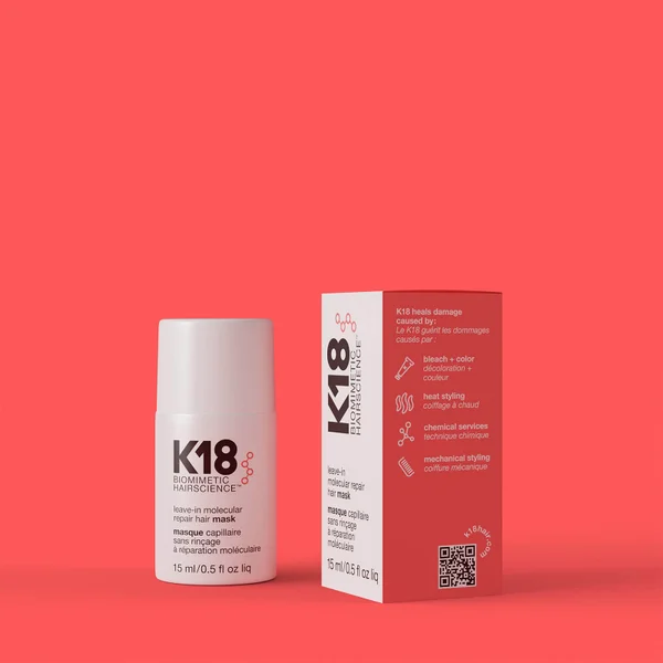 K18 Biomimetic Hairscience Leave-in Molecular Repair Hair Mask 15ml