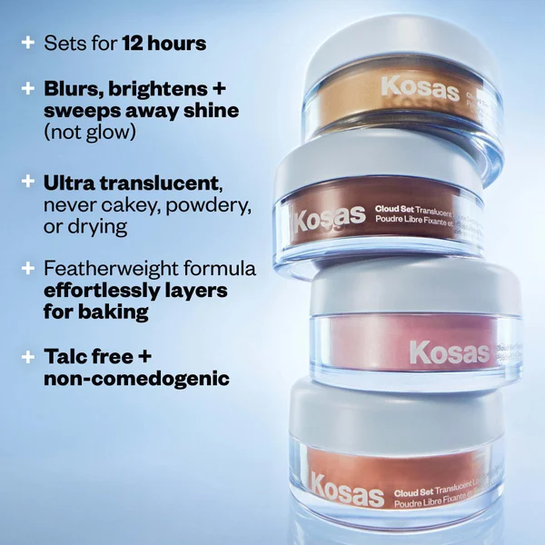 KOSAS Cloud Set Translucent Loose Setting & Blurring Powder (Various Shades)