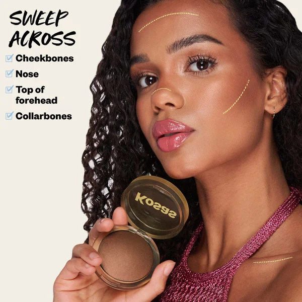 Kosas The Sun Show Glowy Warmth Talc-Free Baked Bronzer 6g (Various Shades)