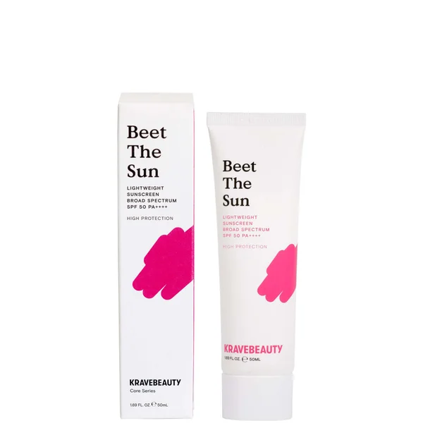 KraveBeauty Beet the Sun Lightweight Sunscreen Broad Spectrum SPF 50 PA++++ 50ml