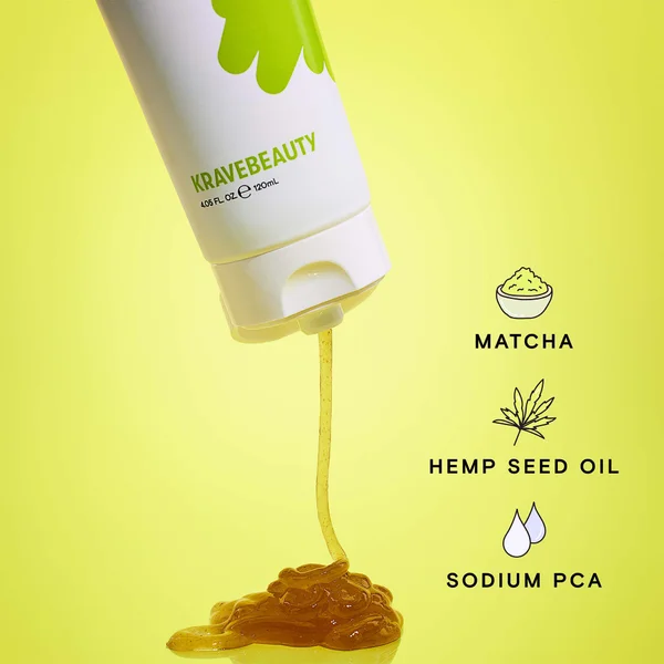 KraveBeauty Matcha Hemp Hydrating Cleanser 120ml
