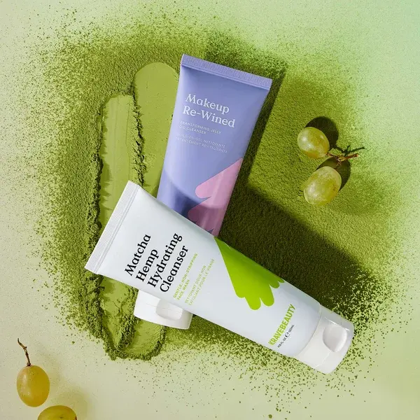 KraveBeauty Matcha Hemp Hydrating Cleanser And Makeup Re-Wined Bundle