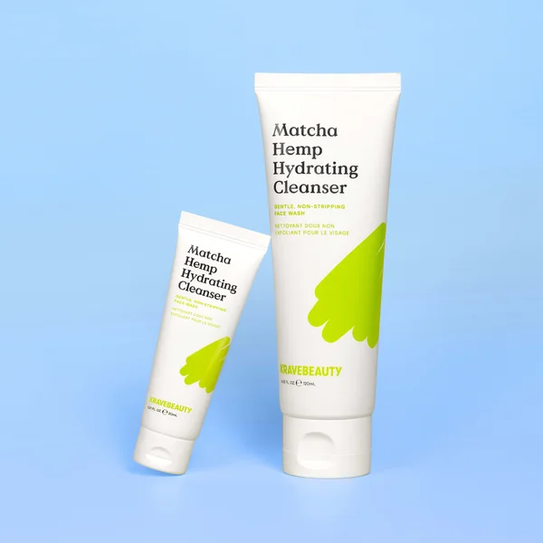 KraveBeauty Mini Matcha Hemp Hydrating Cleanser 30ml