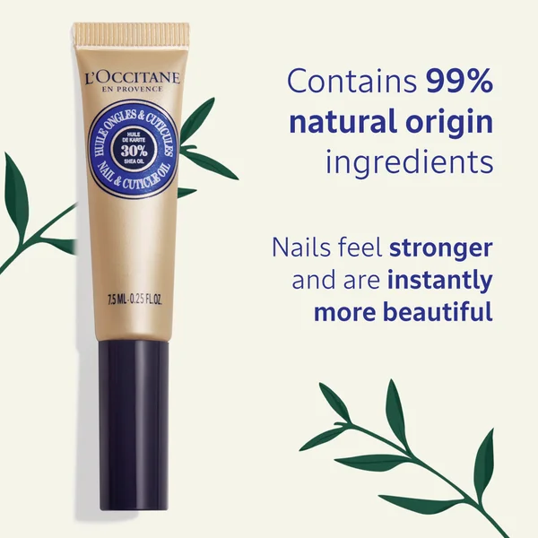 L'Occitane Shea Nail And Cuticle Nourishing Oil 7.5ml
