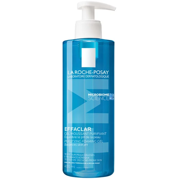 La Roche-Posay Effaclar Purifying Foaming Gel Cleanser for Oily Blemish-Prone Skin 400ml