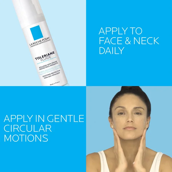 La Roche-Posay Toleriane Dermallergo Soothing Fluid Moisturiser For Sensitive Skin 40ml