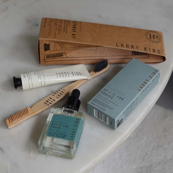 Larry King Hair Spoilt For Choice Hair Oil And Flyaway Kit