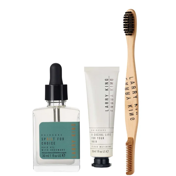 Larry King Hair Spoilt for Choice Hair Oil and Flyaway Kit