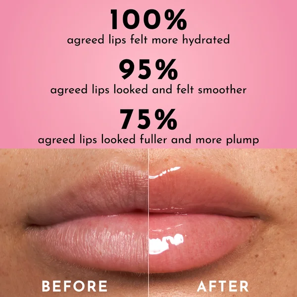 LAWLESS BEAUTY Forget The Filler Lip Plumper Line Smoothing Gloss - Mini Rosy Outlook 1.7ml