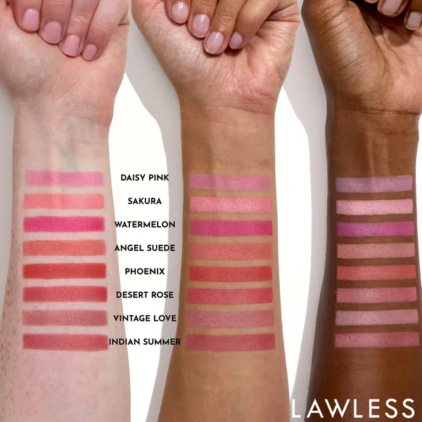 LAWLESS BEAUTY- Make Me Blush Talc-Free Velvet Blush - 5g (various Shades)