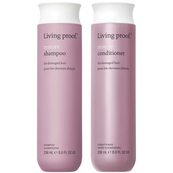 Living Proof Restore Shampoo and Condtioner Bundle for Damage Repair Strengthening and Shine