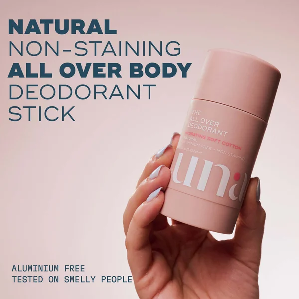 Luna Daily The All Over Deodorant Stick- Extra-strength Natural Non-Staining Hydrating Soft Cotton For Dry Skin 70ml