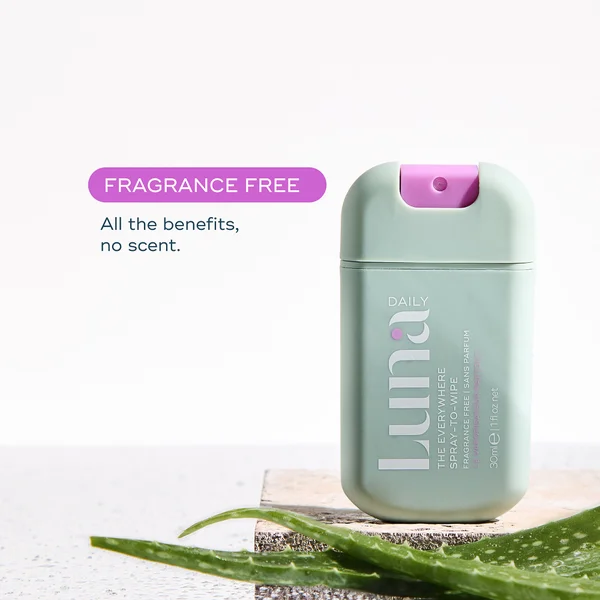 Luna Daily The Everywhere Spray-to-Wipe Fragrance Free 30ml