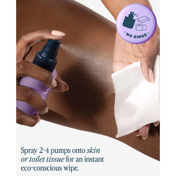 Luna Daily The Everywhere Spray-To-Wipe - PH-balancing Body Cleansing Spray With Prebiotics Jasmine & Ylang Ylang 80ml