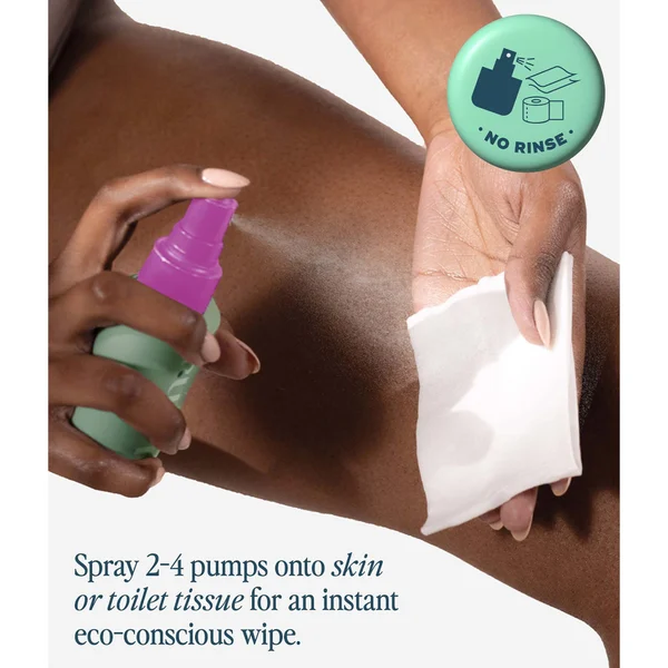 Luna Daily The Fragrance Free Spray-To-Wipe - PH-balancing Spray With Prebiotics + Vitamins C & E For Sensitive Skin 80ml