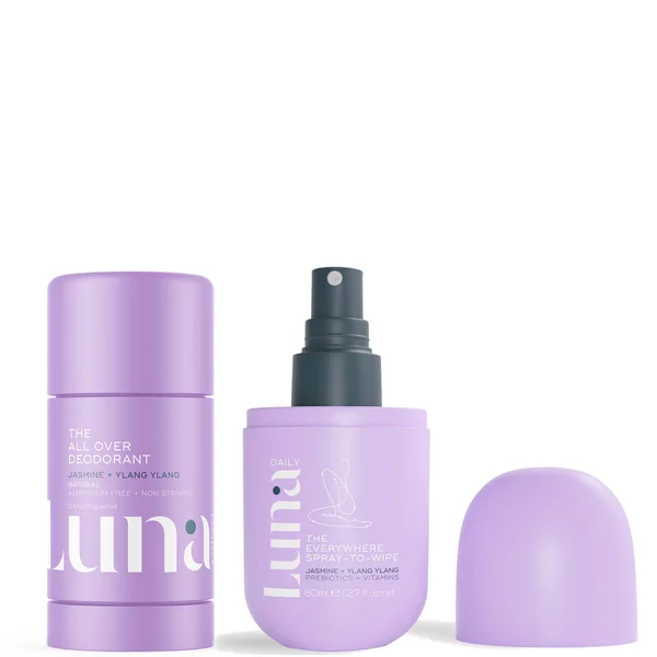 Luna Daily The Perfect Pair - The All Over Deodorant Original 70g + Spray to Wipe Original 80ml