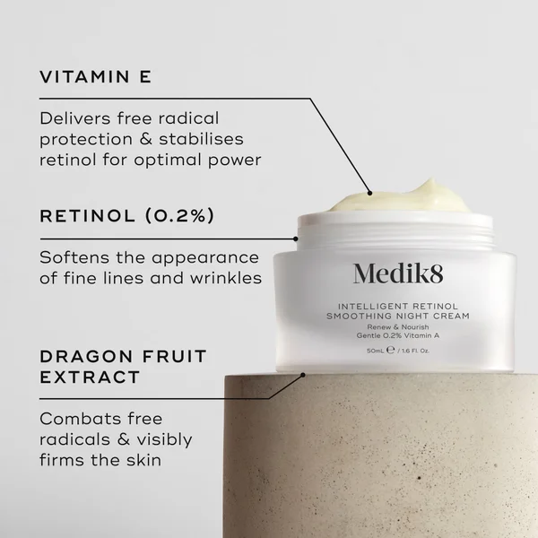 Medik8 Intelligent Retinol Smoothing Night Cream 50ml