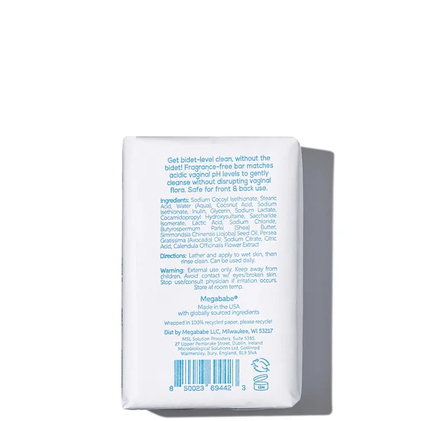 Megababe Bidet Bar PH Balancing Feminine Cleansing Bar 127g