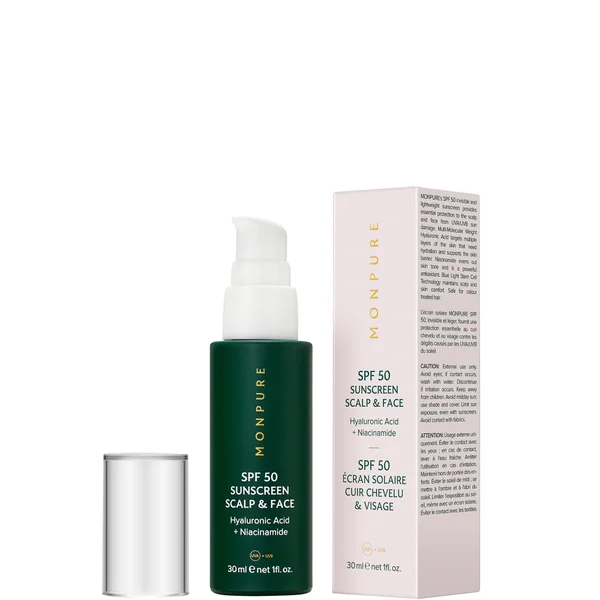 MONPURE London SPF50 Scalp And Face Invisible Sunscreen 30ml