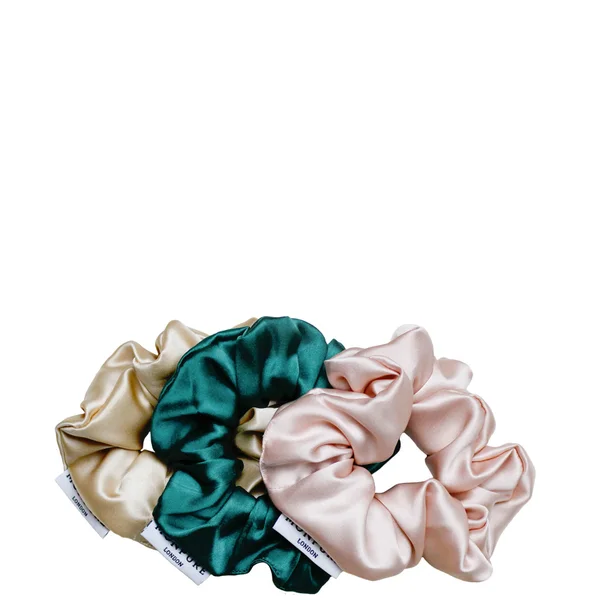 MONPURE London Ultralight Healthy Hair Oil And Silk Scrunchie Trio