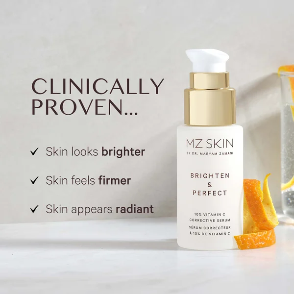 MZ Skin Brighten & Perfect 10% Vitamin C Corrective Serum 30ml