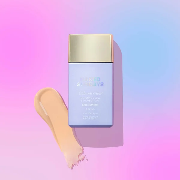 Naked Sundays ‘Cabana Glow’ Mineral Glow Serum Drops SPF50 Illuminating 40ml