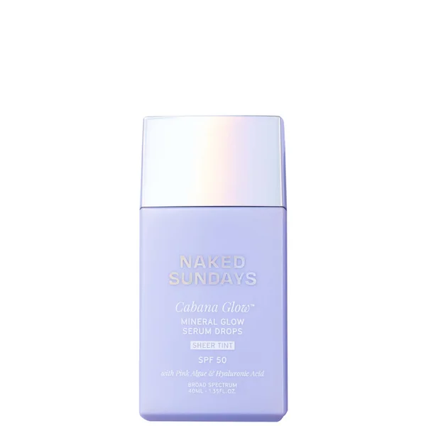 Naked Sundays ‘Cabana Glow’ Mineral Glow Serum Drops SPF50 Sheer 40ml