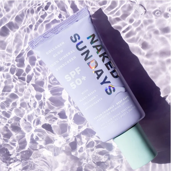 Naked Sundays SPF50+ 100% Mineral Priming Lotion Sunscreen 50ml