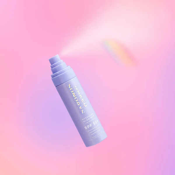 Naked Sundays SPF50+ Hydrating Glow Mist Setting Spray Sunscreen 75ml