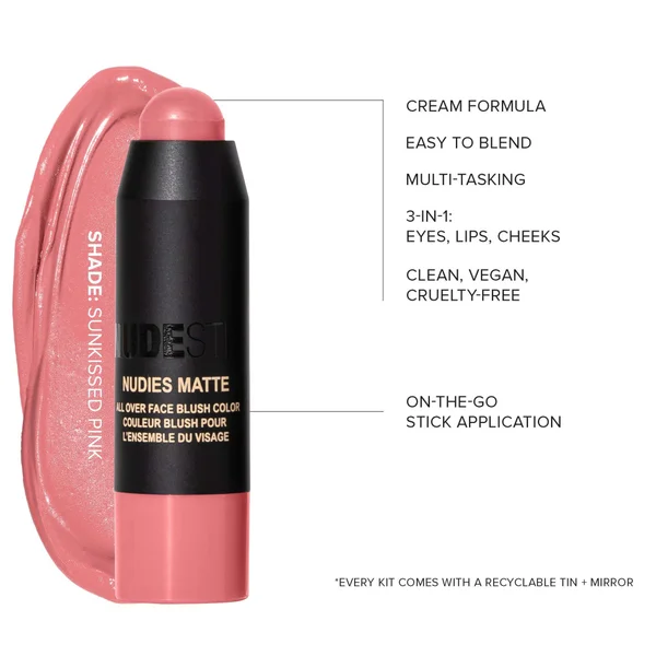 NUDESTIX Sunkissed Blush & Bronze 3-Piece Mini Nudie Kit