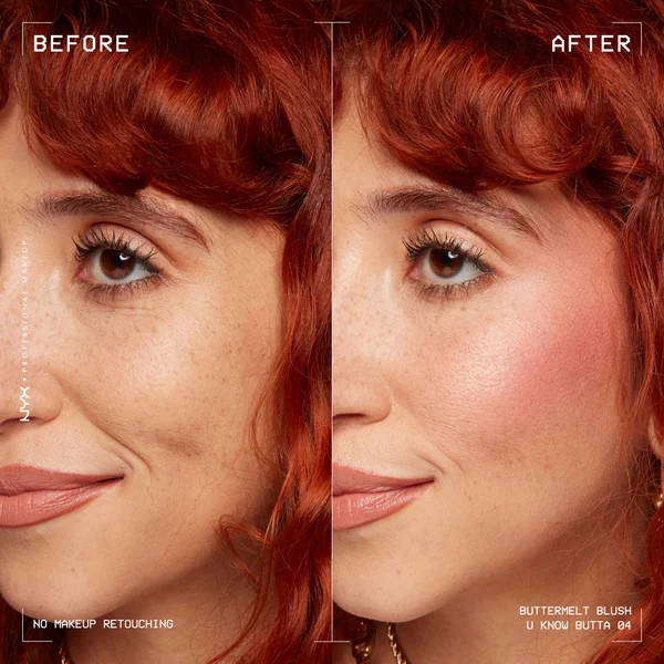 NYX Professional Makeup Buttermelt Powder Blush Up To 12H Wear Fade And Transfer Resistant (Various Shades)