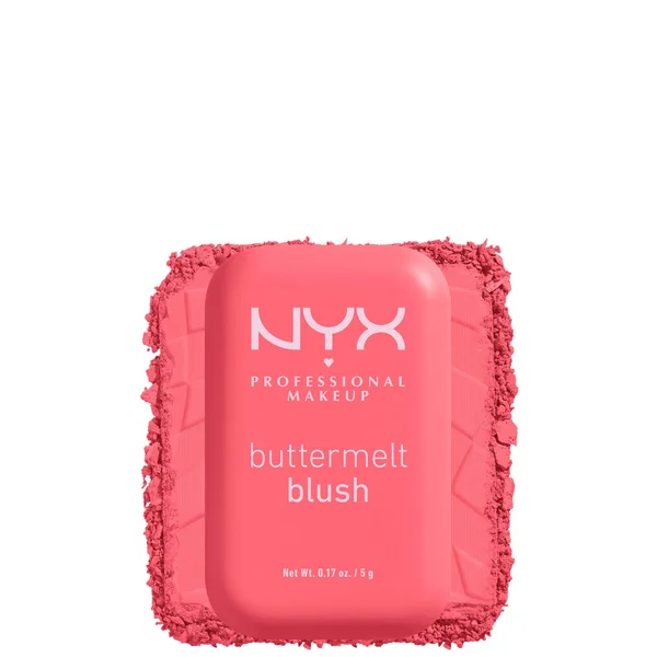 NYX Professional Makeup Buttermelt Powder Blush up to 12H Wear Fade and Transfer Resistant (Various Shades)