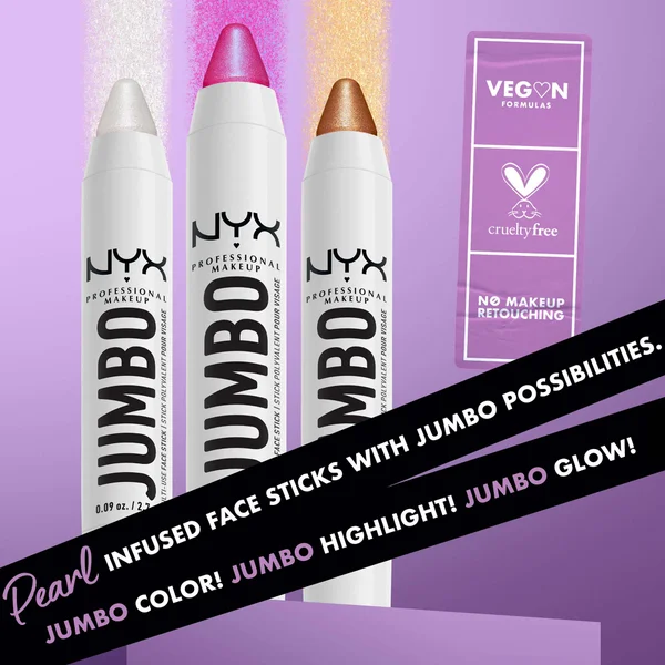 NYX Professional Makeup Jumbo Highlighter Stick 15g (Various Shades)