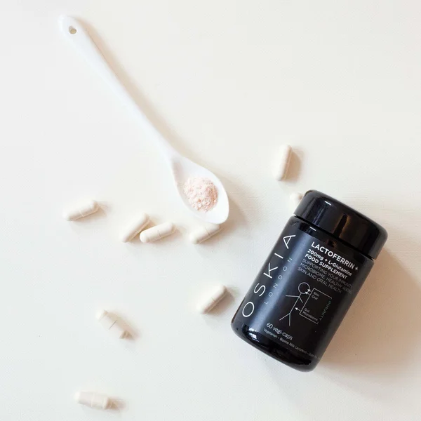 Oskia Lactoferrin+ Supplement - Immunity Microbiome Skin Health 60 Capsules