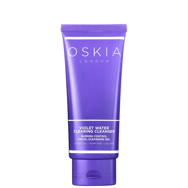 Oskia Violet Water Clearing Cleanser Blemish Control Facial Cleansing Gel 100ml