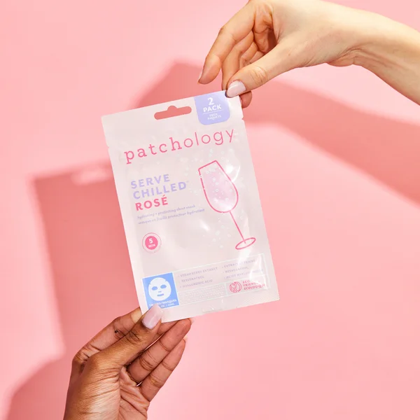 Patchology Serve Chilled Rose Sheet Mask (Pack Of 2)