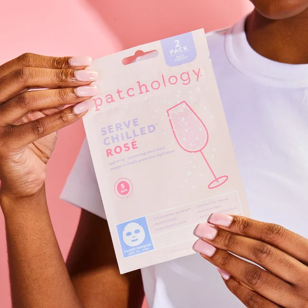 Patchology Serve Chilled Rose Sheet Mask (Pack Of 2)