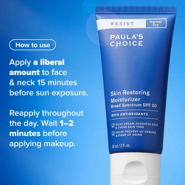Paula's Choice Resist Anti-Ageing Skin Restoring Moisturizer SPF 50