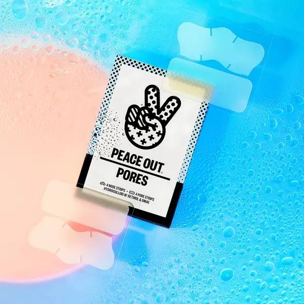 Peace Out Pores 4 Nose Strips And 4 Pore Strips