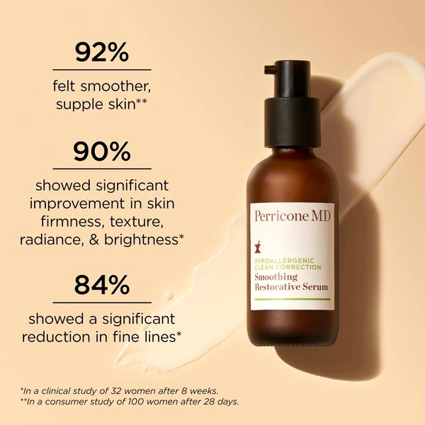 Perricone MD Hypo Clean Correction Smoothing Restorative Serum 2oz FG