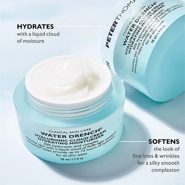 Peter Thomas Roth Water Drench Hyaluronic Cloud Cream Hydrating Moisturizer 50ml