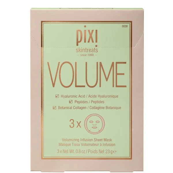 PIXI VOLUME Collagen Boost Sheet Mask (Pack Of 3)